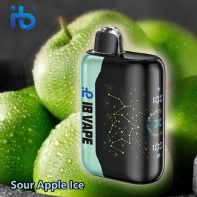 Elektronická cigareta s 35 000 šluky - Jablečný kyselý led